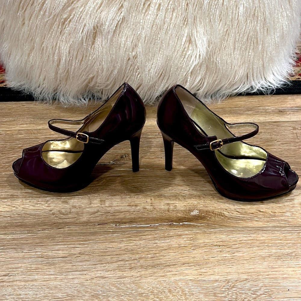 Guess Patent Leather Platform Heels
